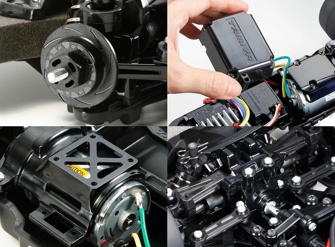 AUTOMODELO JÁ MONTADO COMPLETO TAMIYA TT02 HONDA RAYBRIG NSX